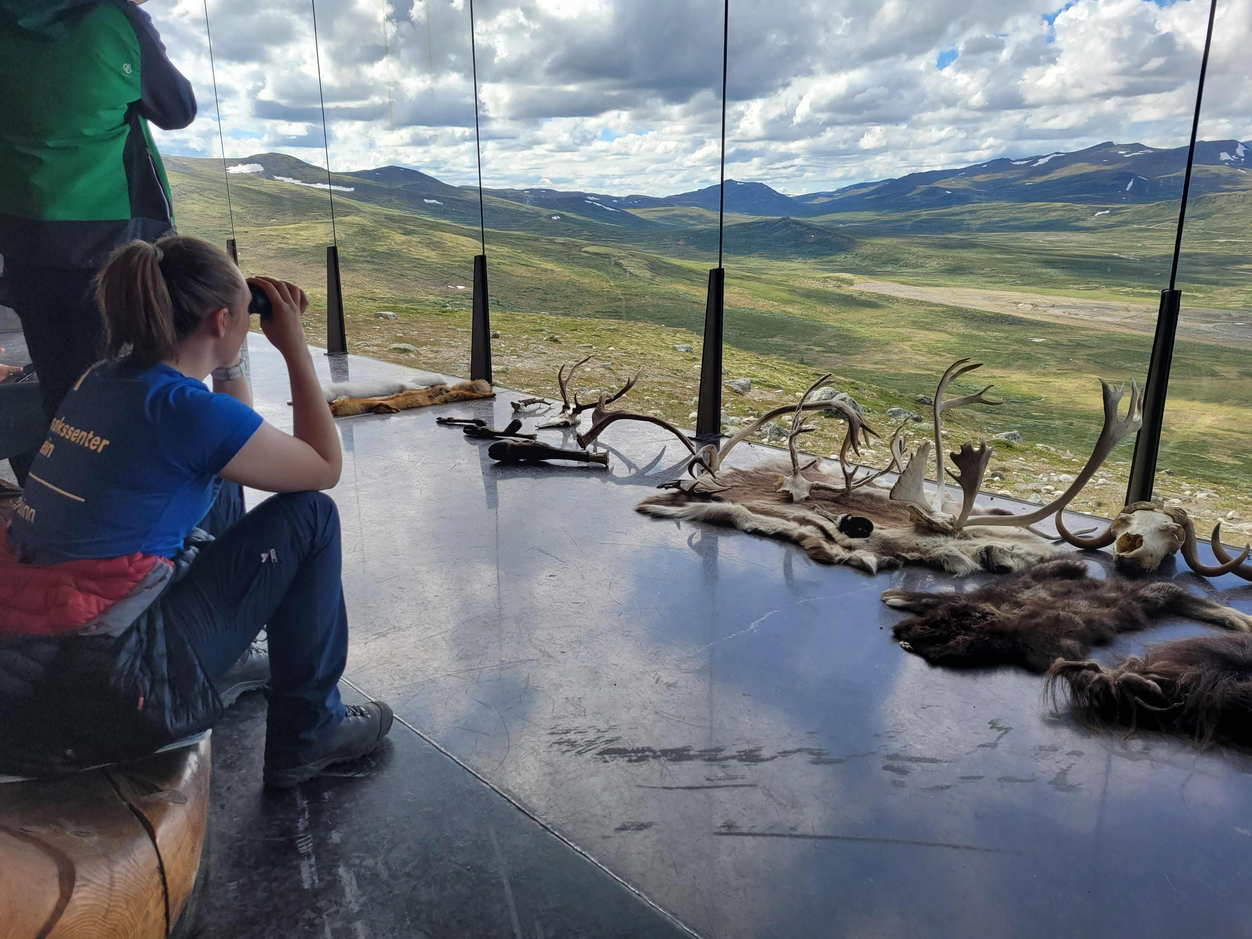 Bilde av forsker på Dovrefjell