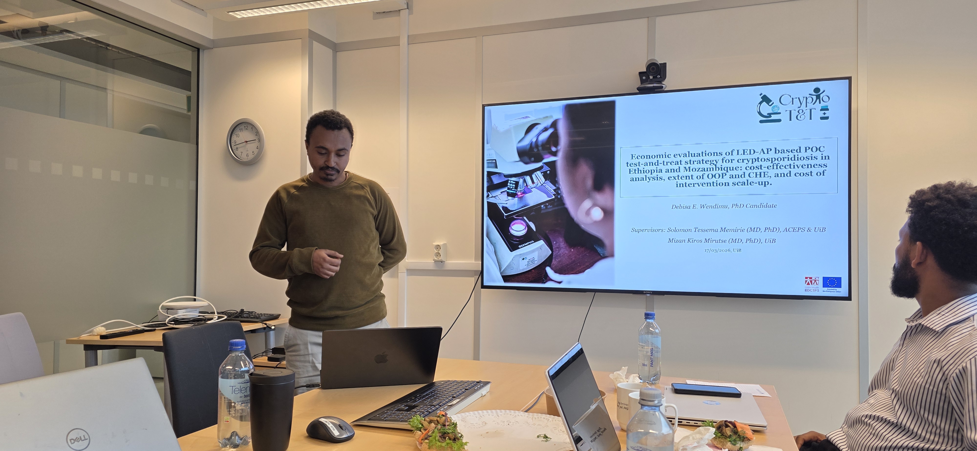 Debisa E. Wendimu presents his PhD project